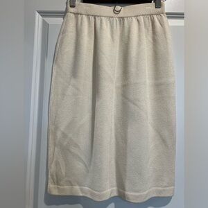 St. John Cream Skirt